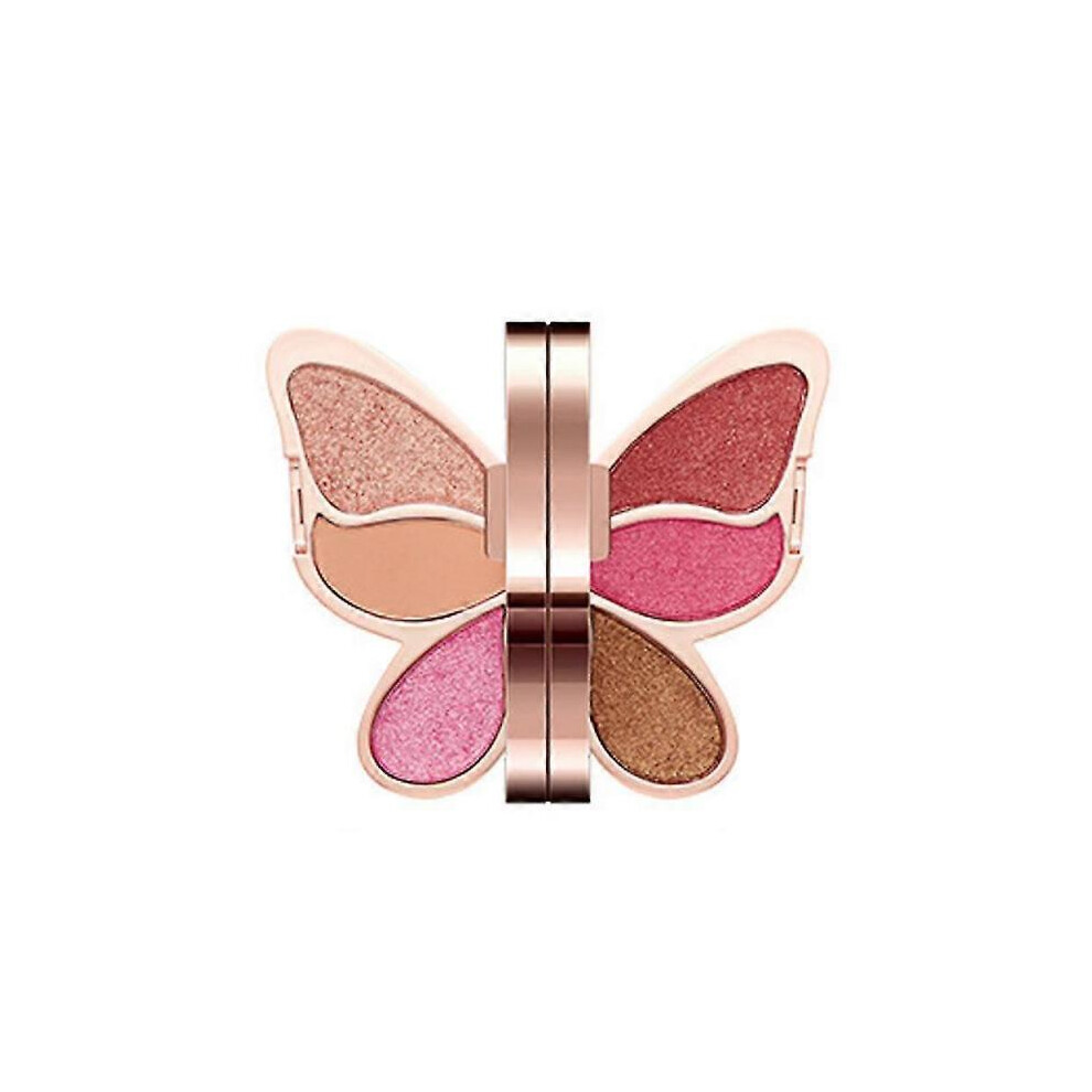 6 Color Eyeshadow Palette Butterfly Makeup Palette, Butterfly Eyeshadow Palette Sequin Glitter Eyeshadow