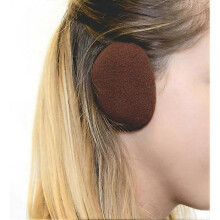 (Brown) Earbags Bandless Ear Warmers/Earmuffs (1Pair)