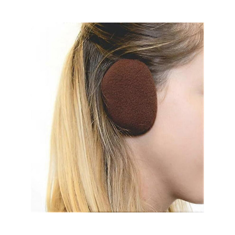 (Brown) Earbags Bandless Ear Warmers/Earmuffs (1Pair) Brown