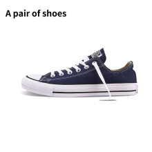 (Blue, 38?Foot Length24cm/9.6in) Star Canvas All Lowtop Shoes Casual Fashion Simple Unisex Fans Gift Design