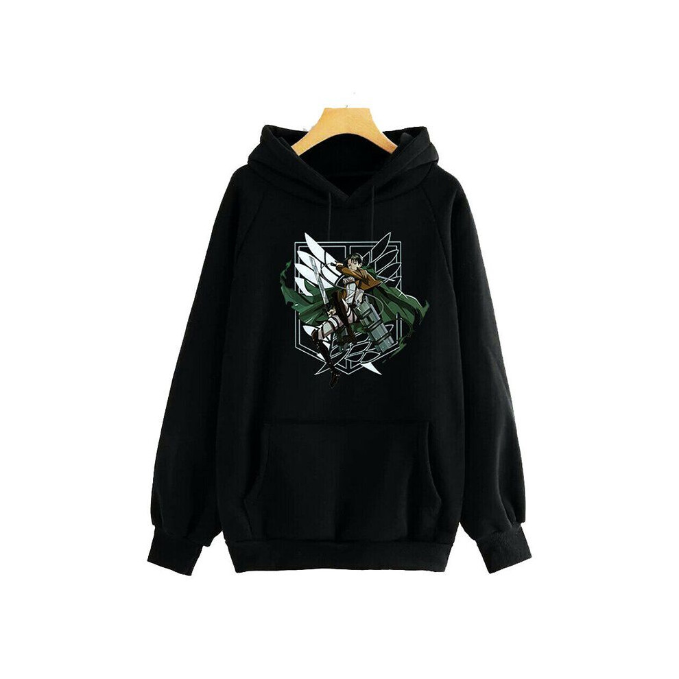 (Xl) Titan On Attack Corps Mikasa Eren Hoodie Top Sweatshirt Jumper Jacket Pullover Not,Specified
