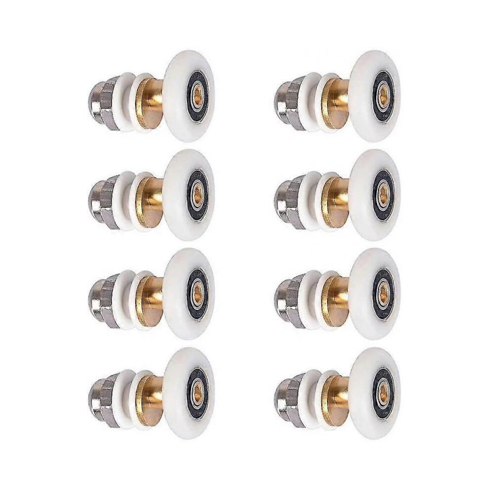 Shower Door - Roller Caster Wheel For Shower Door Sliding Rollers Door Roller Replacement Wheel 8Pcs 23Mm 5004229421238