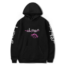 (Noir, M=US XS) Love Peep Lil Sweatshirt Pullover Hip Hop Sad Face Women Men Rapper Hoodies 1