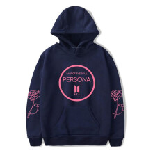 (Navy, M) The Soulpersona Mapof Kpop Bts Bangtan Boys Sweatshirt Hoodie Tops Coat Jacket