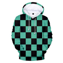 (Green Kamado Tanjirou, S) Slayerkimetsu No Demon Yaiba 3d Printed Hoodie Sweatshirt Pullover Hooded Coat