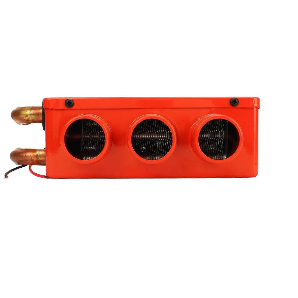 (As Show, One Size) Car Defroster 3 Holes 50W Small Portable Windshield Heater Fan Auto Heater Accessories 12V Red 6909775585900