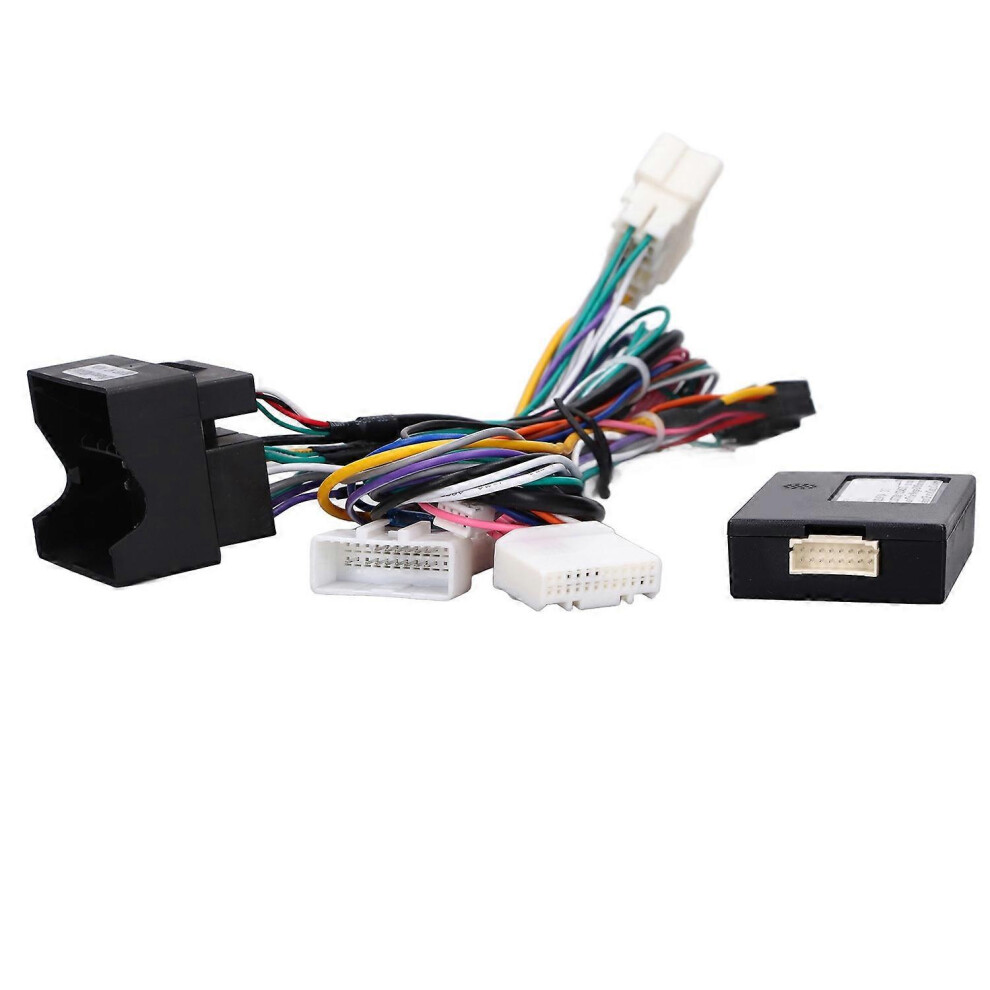 (As Show, One Size) 16Pin Car Stereo Radio Wiring Harness With Canbus Box Replacement For Megane 3 2011Â2014 6909775655061