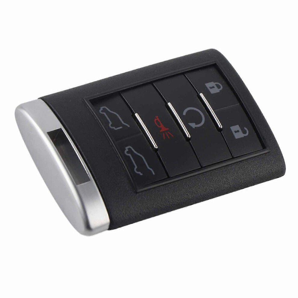 (As Show, One Size) Replacement 6 Buttons Smart Keyless Remote Key Shell Case Fob For Cadillac Escalade 6909775529768