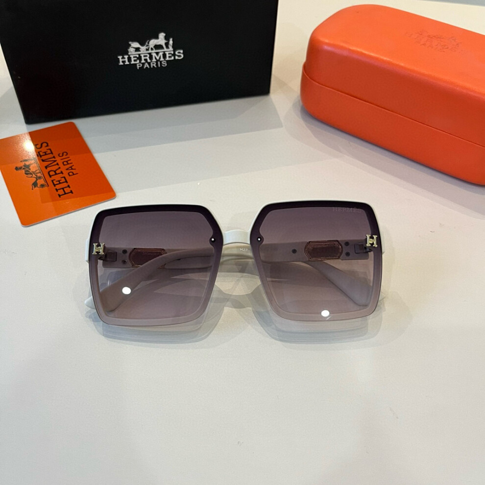Hermes Classic Style Sunglasses for Women Men Trendy Driving Sunglasses UV Blocking