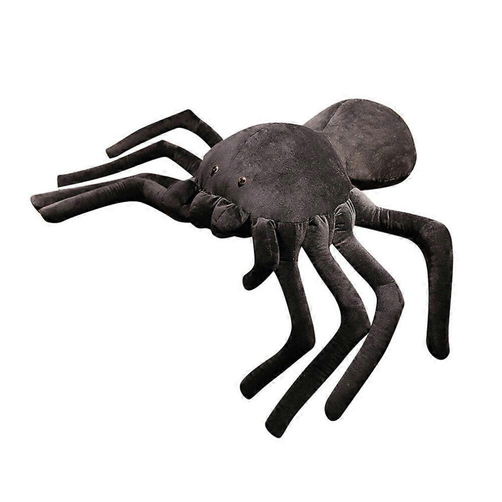 Kricely (As Show, One Size) Spider Plush Stuffed Toy Adorable Plush Spider Toy Spider Doll Toy For Kids Black