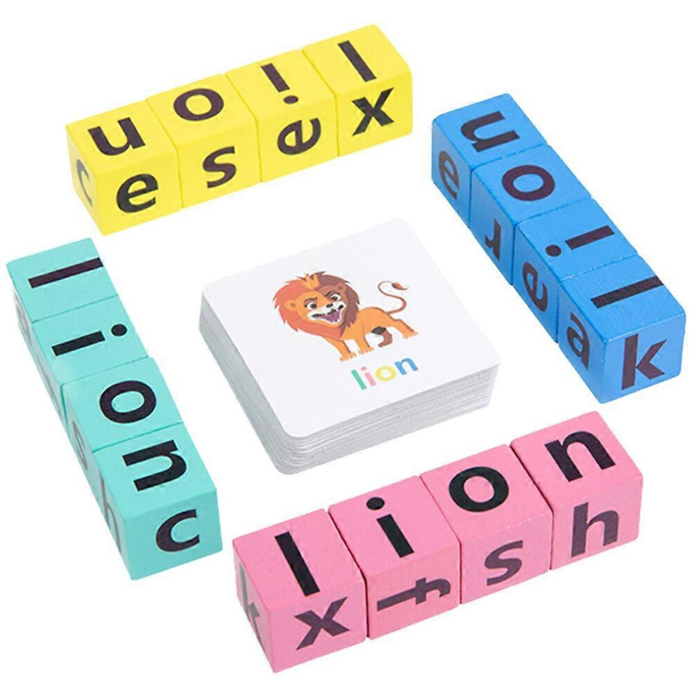 Photos - Educational Toy  1 set of Matching Letter Games Kids Toys Words Learning Games Spelling Words(As show, One size)