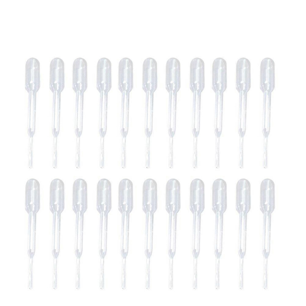 Kricely (As Show, One Size) 500Pcs 0.2Ml Disposable Plastic Transfer Pipette Graduated Droppers Essential Oils Pipettes With Scale