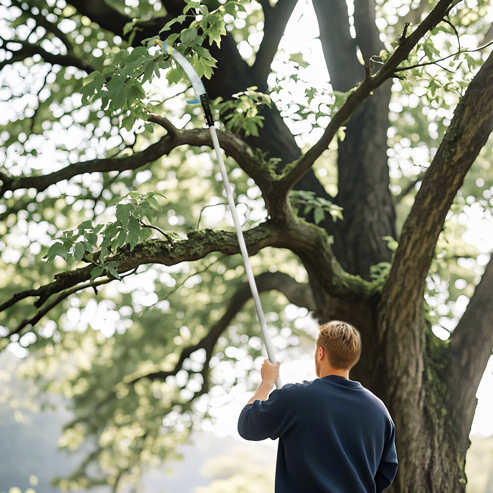 Outsunny 1.8-2.9 M Telescopic Tree Pruner, Tree Lopper Long Reach