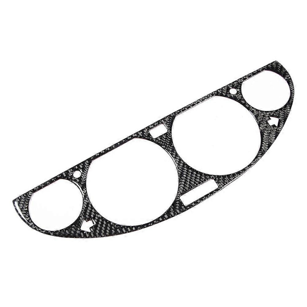 (As Show, One Size) Carbon Fiber Center Console Instrument Panel Cover Trim Fits For Bmw E46 M3 98-05 6909775639795