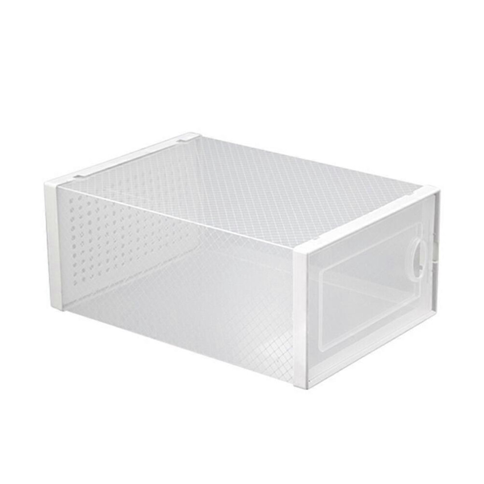 Kricely (As Show, One Size) Dust-Proof Shoes Case Household Shoes Container Overlapping Shoes Organizer