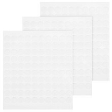 (As show, One size) 300Pcs Double-Sided Adhesive Dots Transparent Round No Marks Waterproof Dot Stickers for Decoration