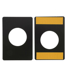 (As show, One size) 2pcs Door Frame Lock Plate Repair Kits Deadbolt Fixing Filler Door Lock Reinforcement Plate