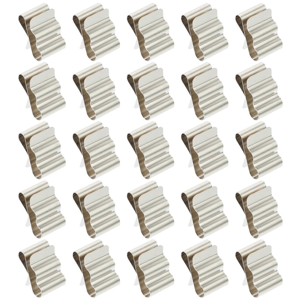 Kricely (As Show, One Size) 50Pcs Solar Cable Wire Installation Fixing Clip Solar Panel Cable Wire Clips