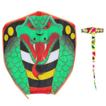 (As show, One size) Large Long Snake Kite Handmade Serpent Kite with Long Tails Outdoor Fun Sports