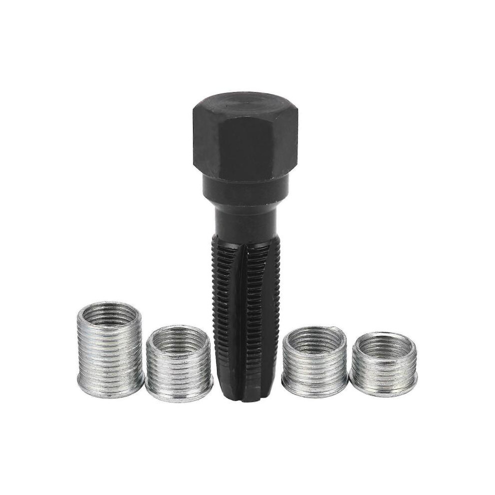 14Mm Spark Plug Thread Repair Kit Rethread Tool Kit Reamer Tap M14x1.25 Black 5004229771395