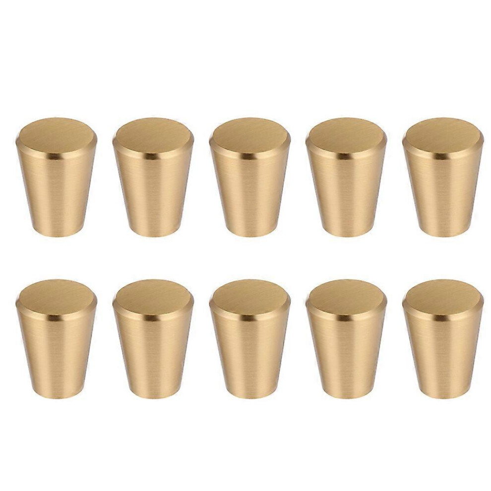 Kricely (As Show, One Size) 10Pcs Modern Style Cupboard Door Knobs Wardrobe Drawer Pull Handles Knobs Golden
