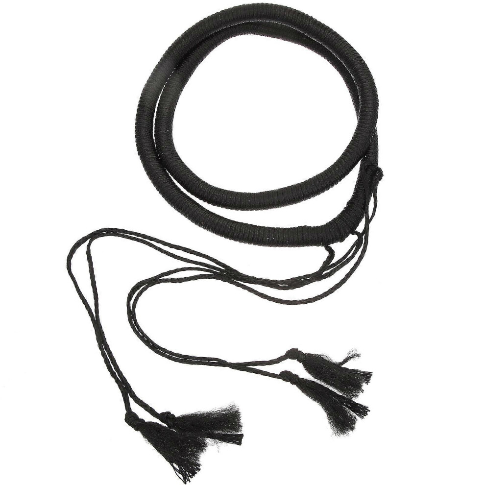 Kricely (As Show, One Size) Men Arab Head Scarf Rope Turban Headband Middle East Desert Head Wrap Headband