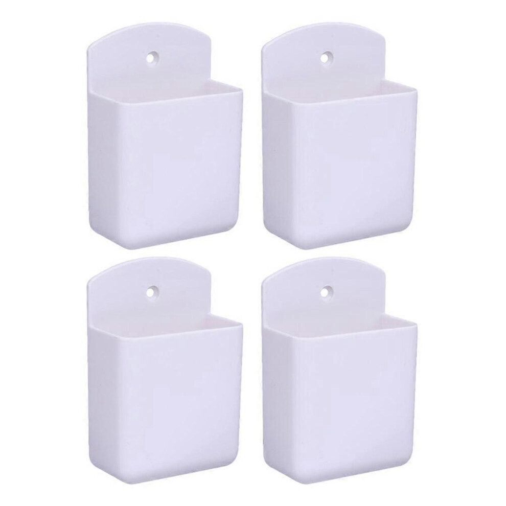 Kricely (As Show, One Size) 4Pcs Air Conditioner Controller Holder Rack Wall Mounted Remote Control Holder