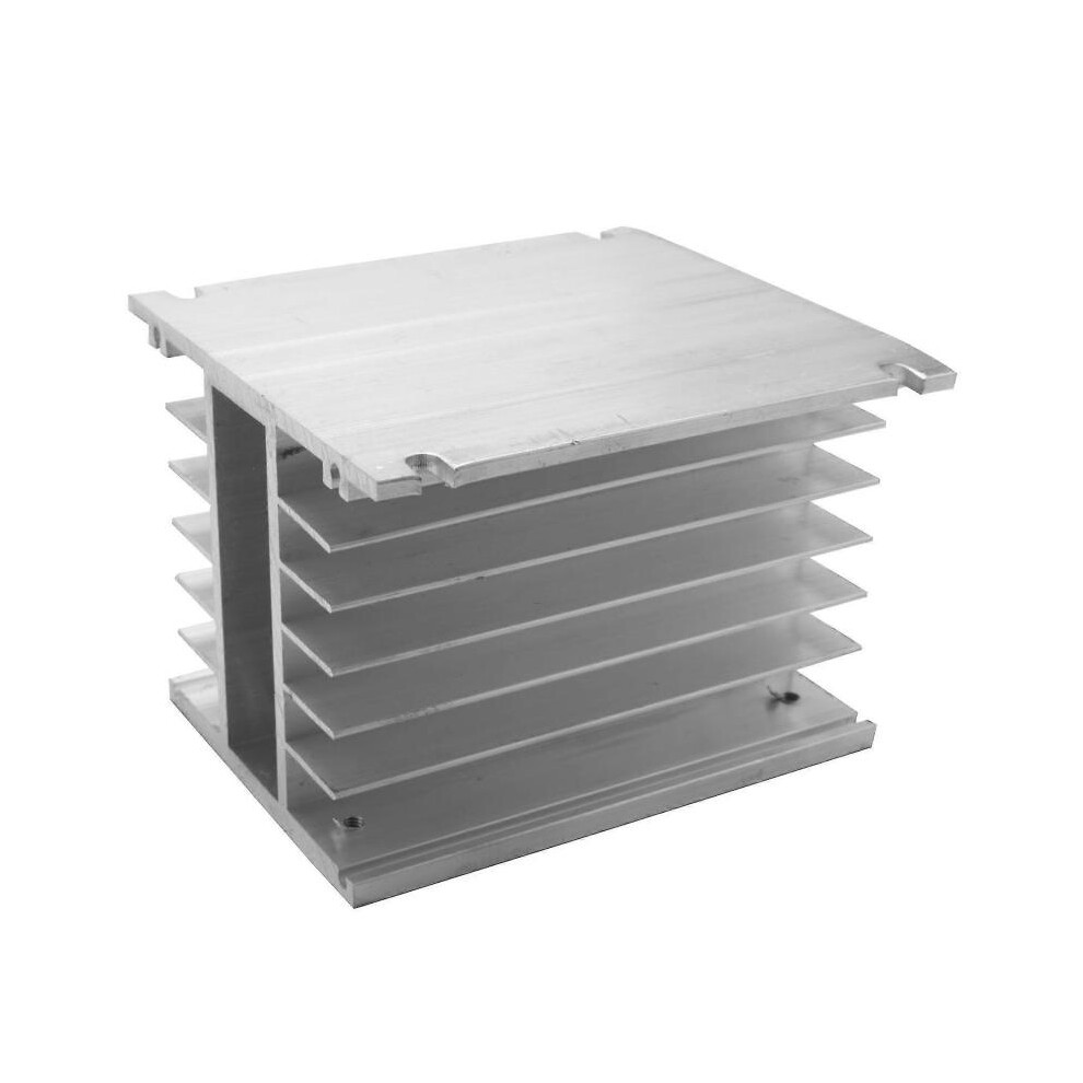 3 Phase Heat Sink 80X110x100mm For Ssr Solid State Relay Aluminum Heatsink 5004229772071