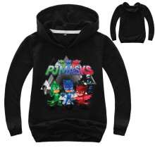 (Black,110)Pj Masks Jungen Mädchen Kleidung Langarm Hoodie Kind Sweatshirt Oberteil