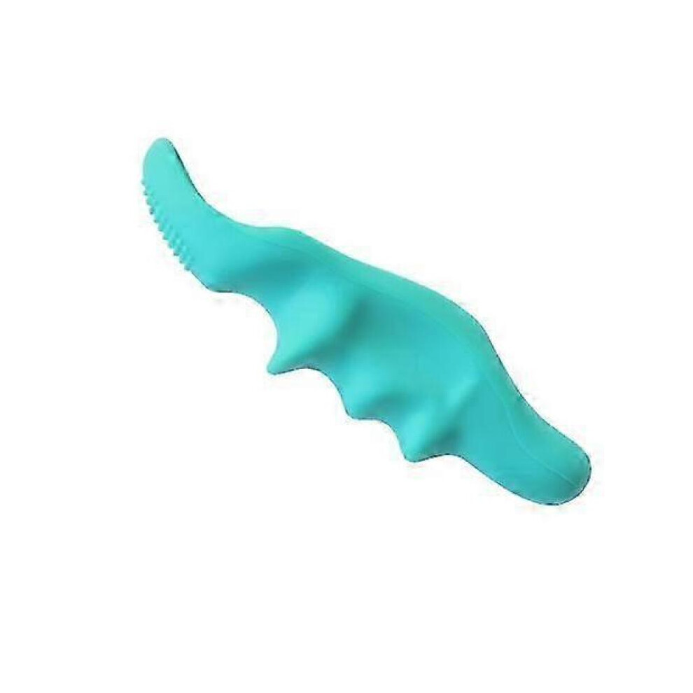 (Thumb Green) Silicone Thumb Bump Massager Muscle Relaxation Massage Fascia Device