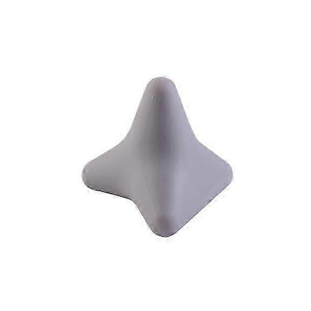 (Quadratic Gray) Silicone Thumb Bump Massager Muscle Relaxation Massage Fascia Device
