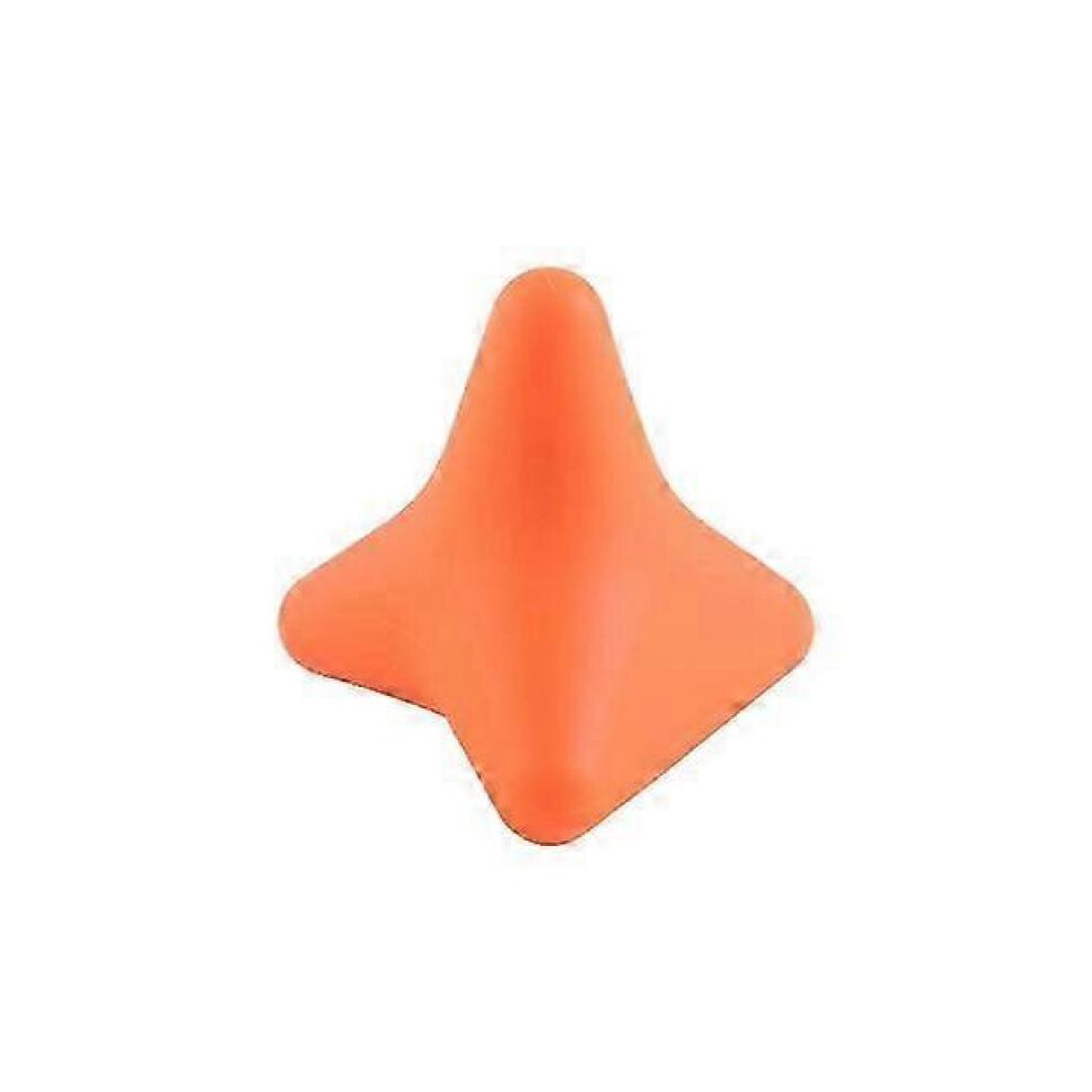 (Quadratic Orange) Silicone Thumb Bump Massager Muscle Relaxation Massage Fascia Device