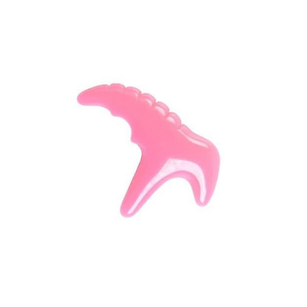 (Resin Pink) Silicone Thumb Bump Massager Muscle Relaxation Massage Fascia Device