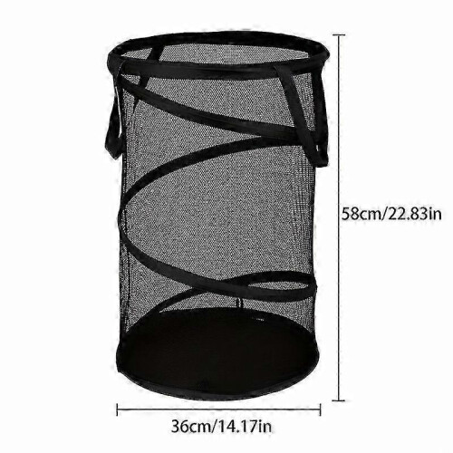Pop Up Hamper for Laundry Mesh Collapsible Laundry Basket | Large Clothes Hamper 1