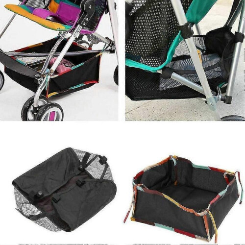 Stroller Basket-stroller Bottom Storage Bag Oxford Cloth Baby Stroller Basket 2