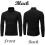 (Black, M) Mens Warm High Neck Solid Color Pullover Jumper Sweater Tops Turtleneck Shirts 1