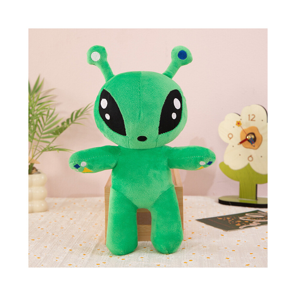 (35Cm) Eyed Big Alien Plush Toy Boys Girls Sleep Companion Present Birthday Doll Green
