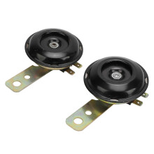 (As show, One size) Waterproof Motorcycle Horns 12V 1.5A 105db Round Car Loud Speaker for Motorcycle Car UTV ATV Boat