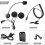 (As show, One size) 1000M Updated Version BT S2 Bluetooth Motorcycle Helmet Intercom Interphone Headset FM Radio+ E 5