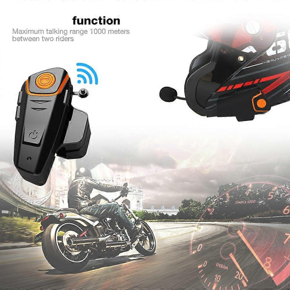 (As Show, One Size) 1000M Updated Version Bt S2 Bluetooth Motorcycle Helmet Intercom Interphone Headset Fm Radio+ E 6909775593776