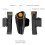 (As show, One size) 1000M Updated Version BT S2 Bluetooth Motorcycle Helmet Intercom Interphone Headset FM Radio+ E 4