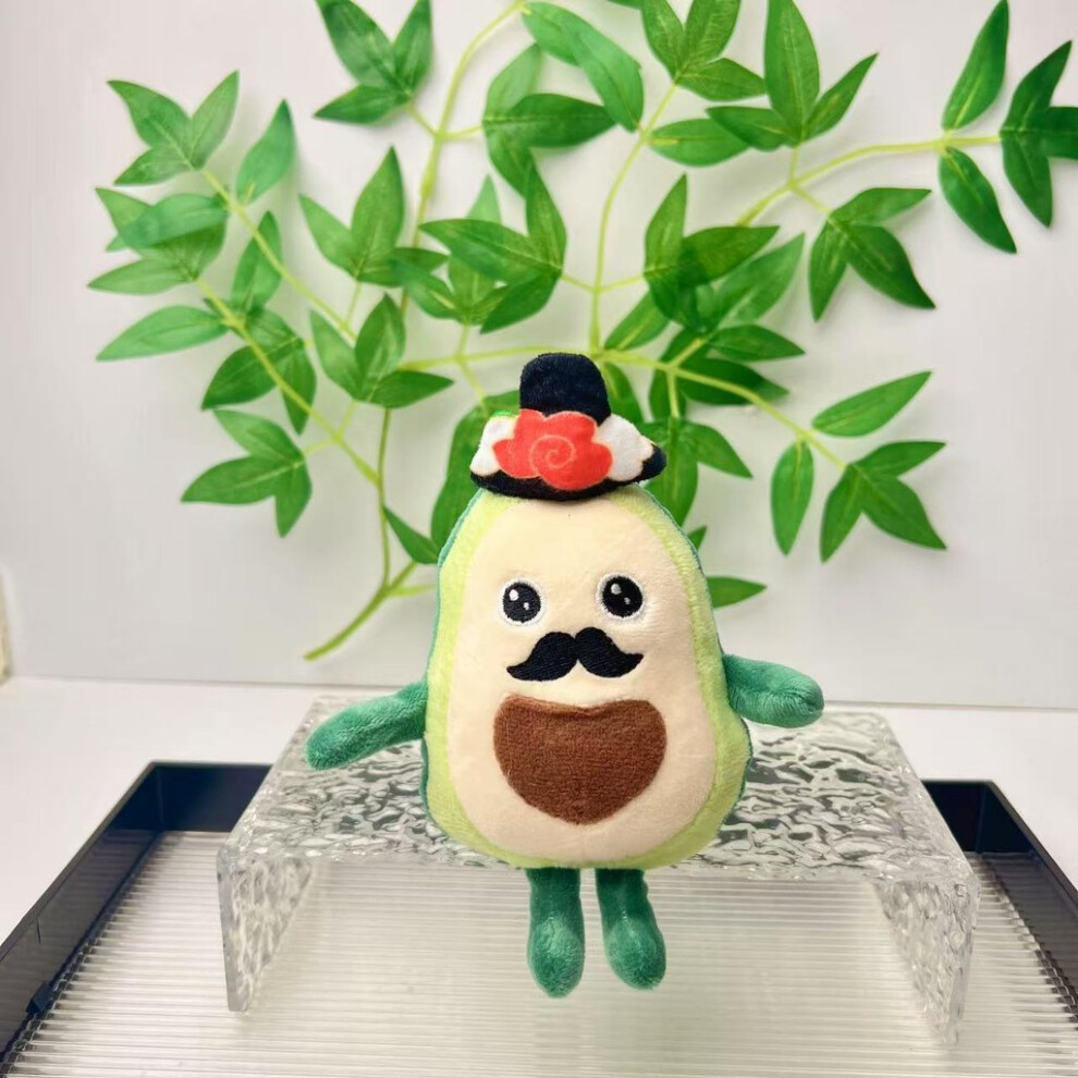 (Male) Toy Avocado Plush Keychain With Soft Short Plush Pp Cotton Filling Gift Kids For-image-OPC-PH2S9D9-NEW