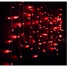 (Red) 3.5M Droop icicle string LED Fairy Light Christmas Outdoor&Indoor Decor- 9 Color