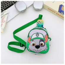 (Green) Printed Paw Patrol Shoulder Crossbody Chest Bag Child Outdoor Gifts Cartoon