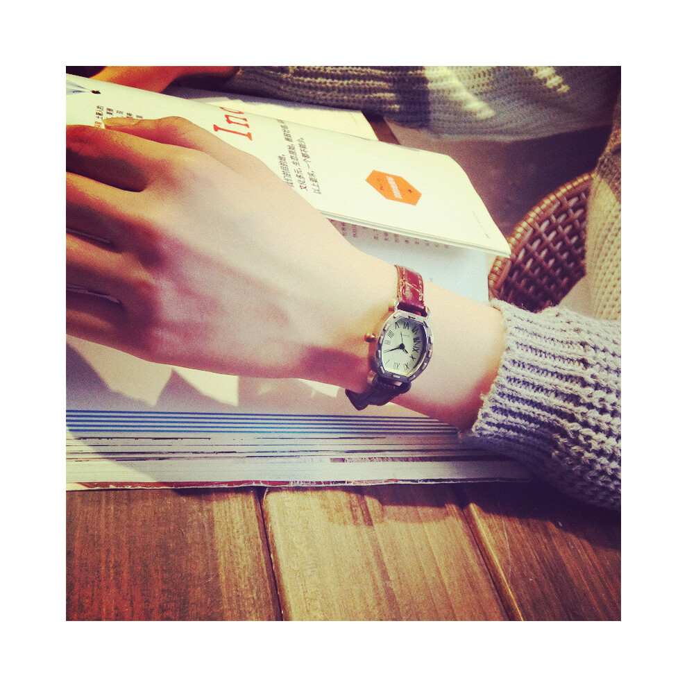 (??) Leisure Watches Student Belt Men And Womens Fashion Trend Of Watch Retro Korean-image-OPC-PH2SGGR-NEW