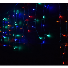 (multicolour) 96LED 3.5M Droop icicle string LED Fairy Light Christmas Outdoor&Indoor Decor- 9 Color