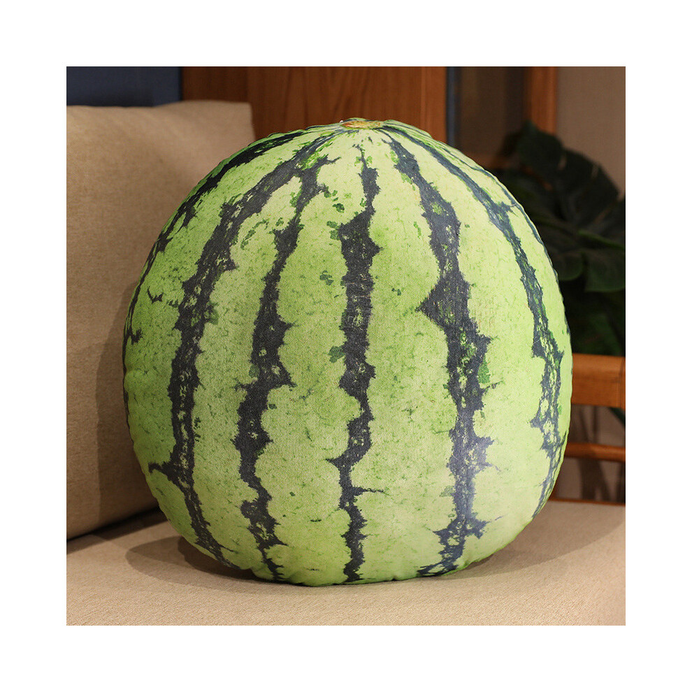 (Watermelon) Pineapple Lemon Apple Pomegranate Watermelon Mango Simulation Cushion Toy Sofa Yellow