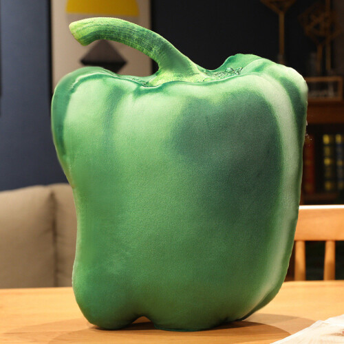 (Green Pepper) Pineapple Lemon Apple Pomegranate Watermelon Mango Simulation Cushion Toy Sofa