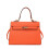 (Orange) Solid Bag Color Cover Handbag Shoulder Bag With Strap Shoulder Adjustable 1