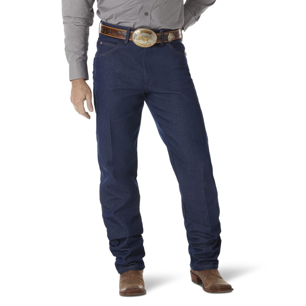 Wrangler Men's Cowboy Cut Relaxed Fit Jean  Rigid Indigo  32W x 30L